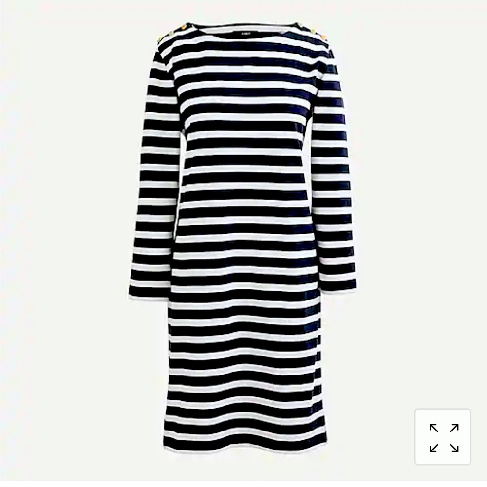 JCrew Shoulder Button Shift Dress